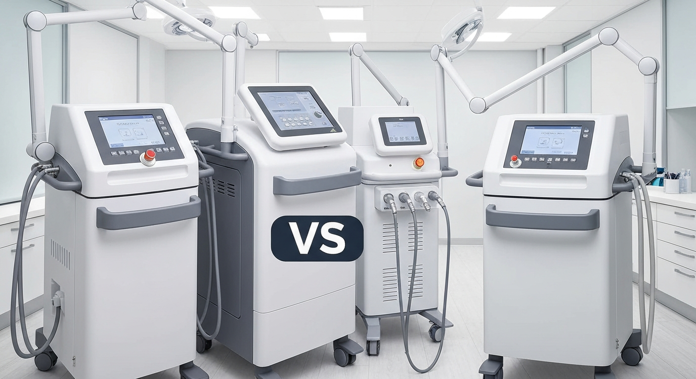 Máy laser CO2 fractional: So sánh 5 dòng phổ biến nhất 2026