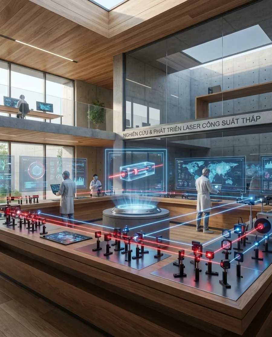 Nghiên cứu & Phát triển Laser công suất thấp